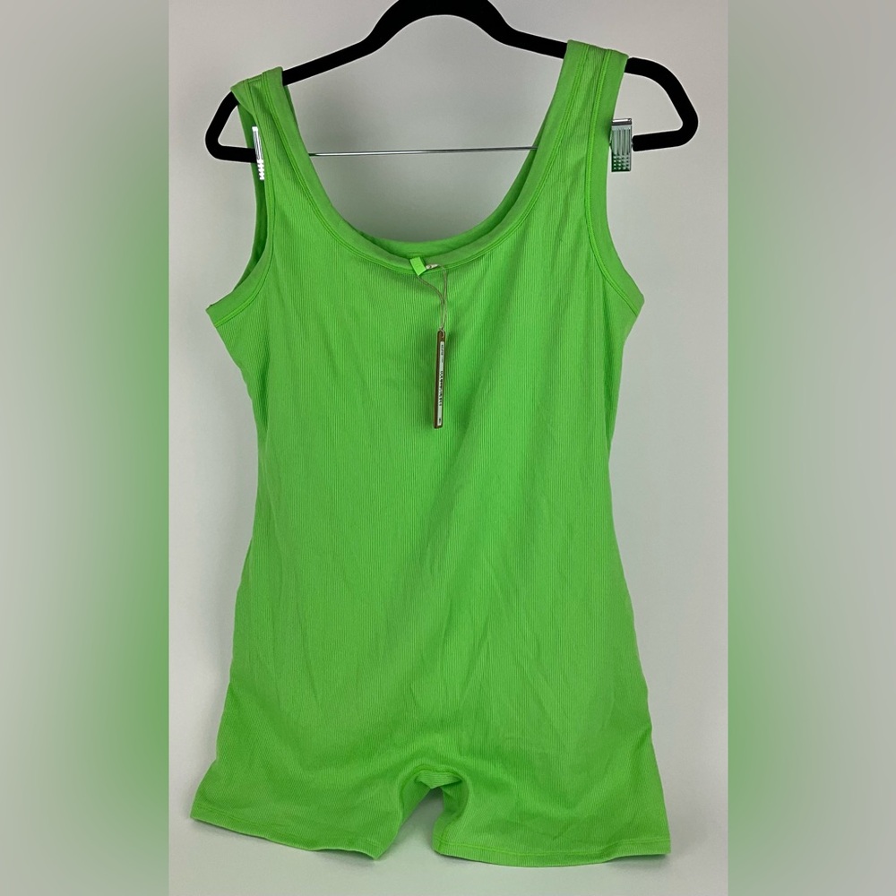 SKIMS Bright Green Romper